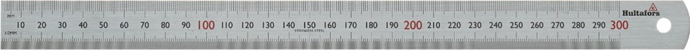 554103 Hultafors Stahlmaßstäbe STL 300, Länge 300 mm, Breite 23,7 mm, Dicke 1,0 mm