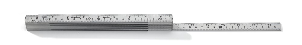 150203 Hultafors Gliedermaßstab A61, mit Zolleinteilung, Meterstab, 2 m, 10 Glieder (Preis pro Stück)