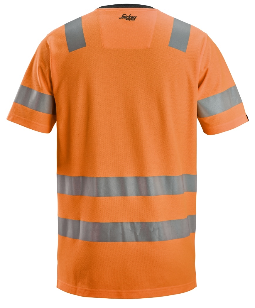 2536 Snickers High-Vis-T-Shirt, Warnschutzklasse 2