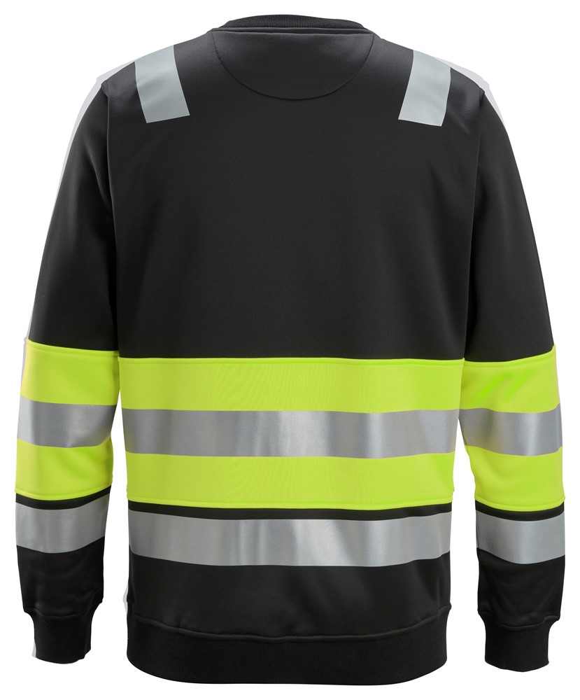 8031 Snickers High-Vis-Sweatshirt, Warnschutzklasse 1