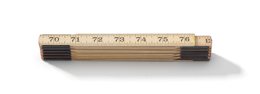 101504 Hultafors Gliedermaßstab 82-2-12, mit Zolleinteilung Meterstab, 2 m, 12 Glieder (Preis pro Stück)