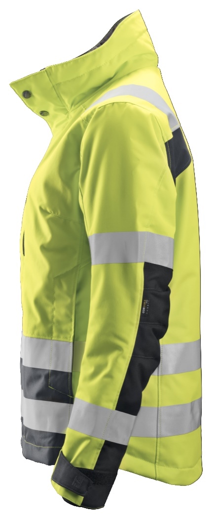 1137 Snickers AllroundWork, Damen-High-Vis-Arbeitsjacke, Warnschutzklasse 2/3, Wärmeisolierung mit 37.5®-Technologie