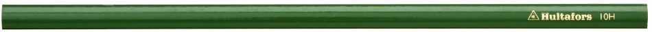 650307 Hultafors Betonbleistift BEP, Bleistift BEP 30 grün, Härte 10 H, Länge 300 mm
