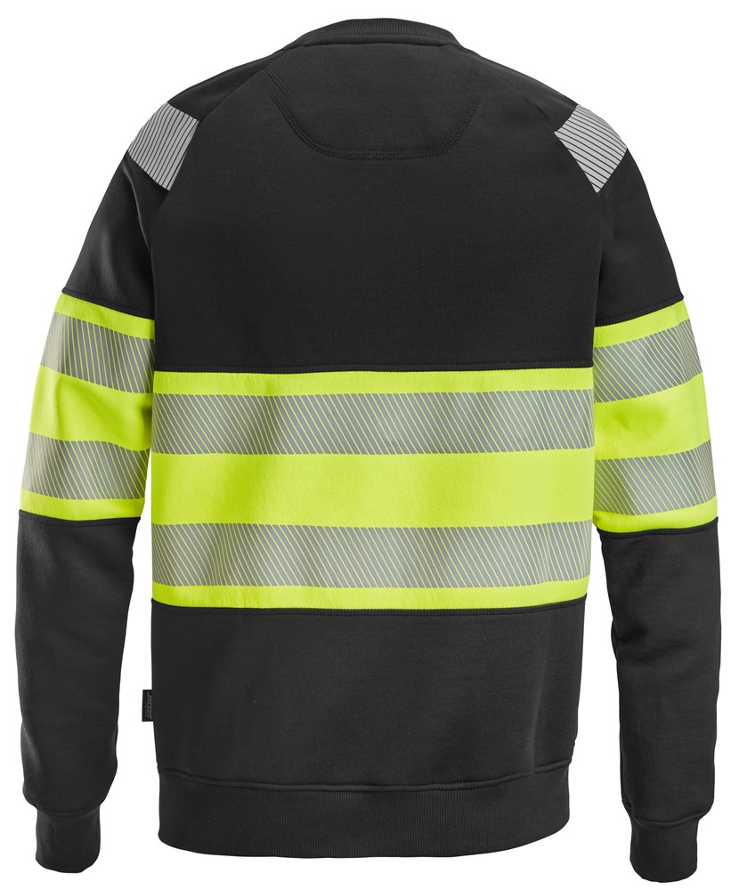 2830 Snickers High-Vis-Sweatshirt, Warnschutzklasse 1